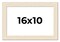 16x10 Wide Barnwood Picture Frame with UV-Resistant Acrylic & Acid Free Backing, Available in 6 Paint Finishes - Grey, Brown, White, and Black